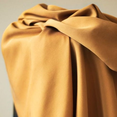 meetMILK Tencel Sanded Twill Uni mustard