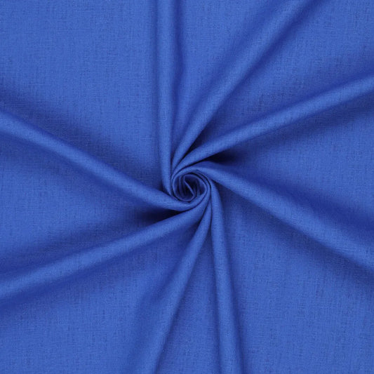 Barcelona Enzyme washed UNI blau – 135 cm breit, 230 g/qm Ramie-Mix für Fashion, Kissen oder Taschen bei kikkomo.de