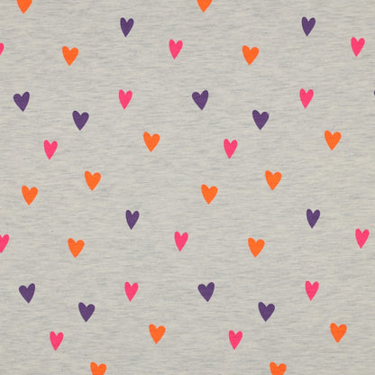 Jersey Melange Neon Hearts