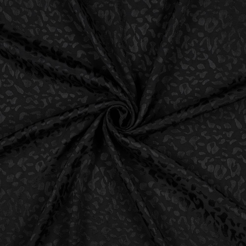 Viskose Jaquard Animal Skin Leo