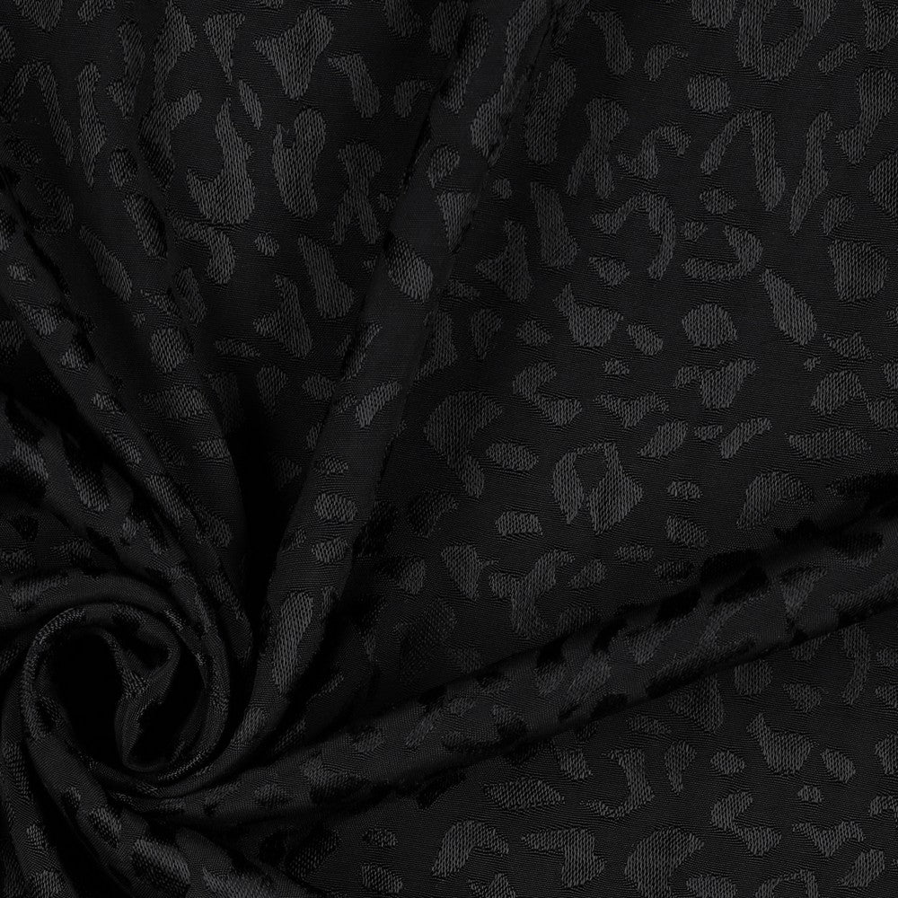 Viskose Jaquard Animal Skin Leo