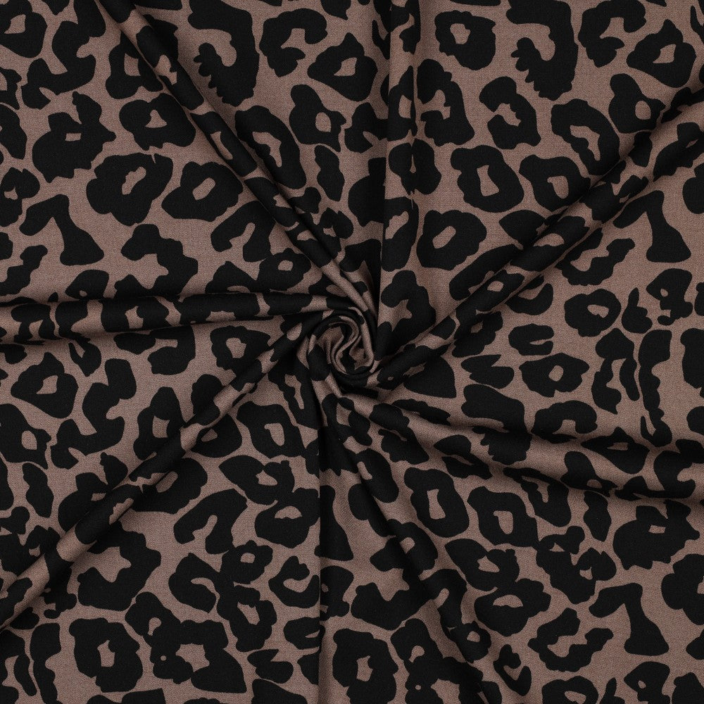 Rosella Stretch-Viskose Animal Print Leo
