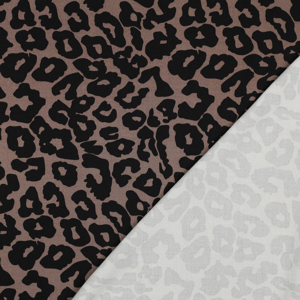 Rosella Stretch-Viskose Animal Print Leo