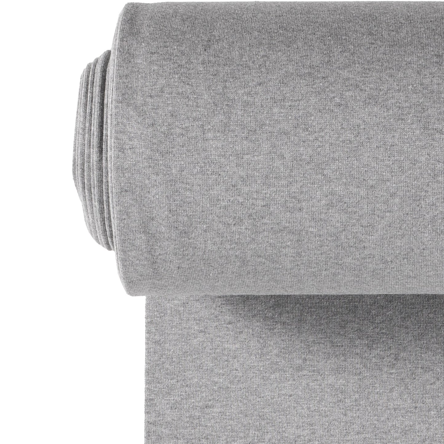 Bündchen Melange, elastischer Schlauchstoff in Melange-Optik. Aus 62% Baumwolle, 33% Polyester und 5% Elasthan. Ideal für Ärmel, Säume & Hoodies.