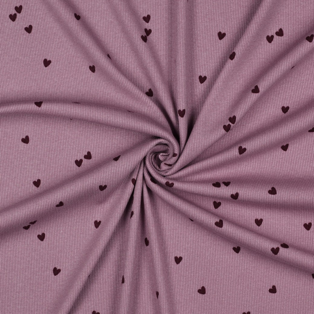 Rib - Jersey Herzchen