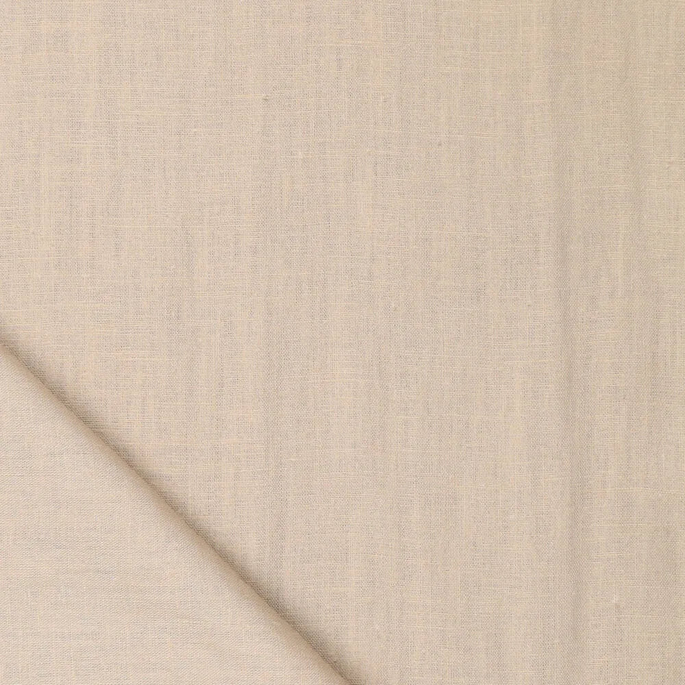 Luftiger Leinenstoff 130 cm breit, gewaschene Optik beige