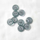 2-Loch Polyesterknopf 23mm Glitzer