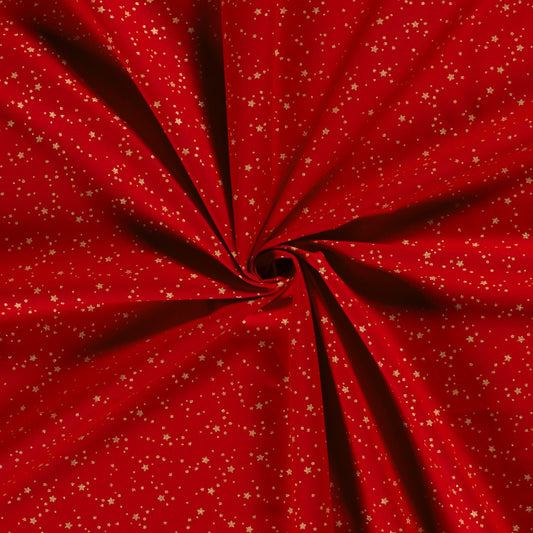 Weihnachtsstoffe mit festlichen Motiven wie Sternen, Tannen und Ornamenten. Ideal für Kissen, Tischdeko, Adventskalender und Patchwork.