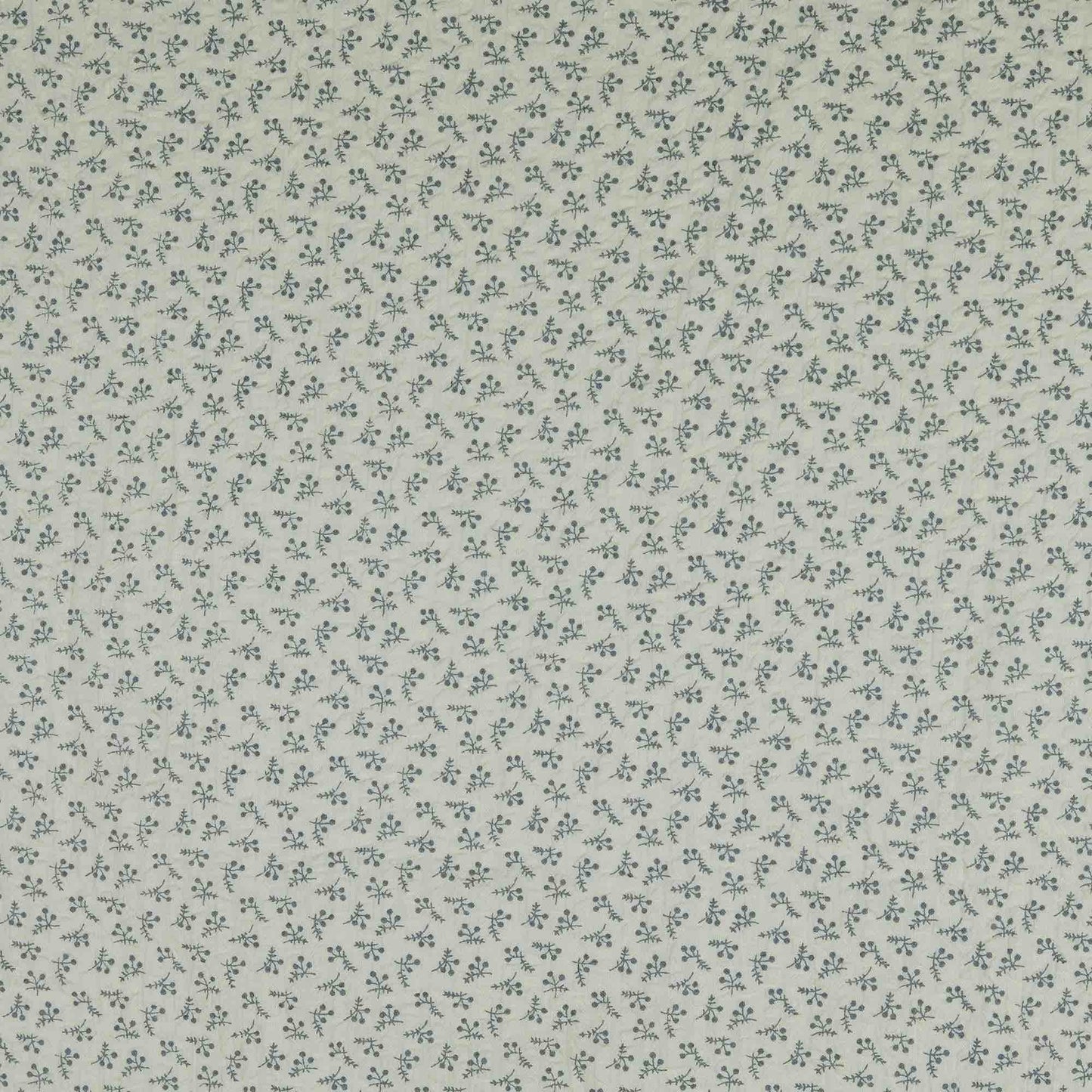 Baumwoll-Seersucker Blütenzweig