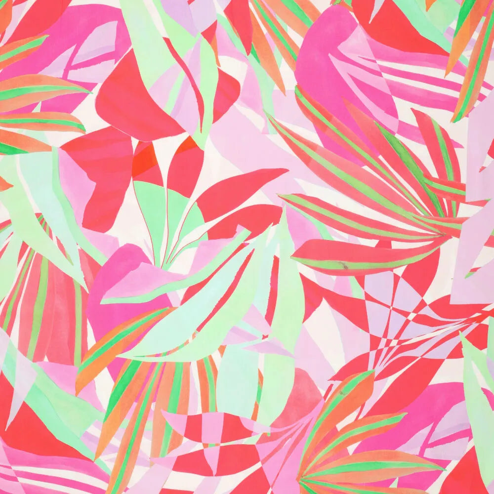 Abstract Paradise Poplin Stretch