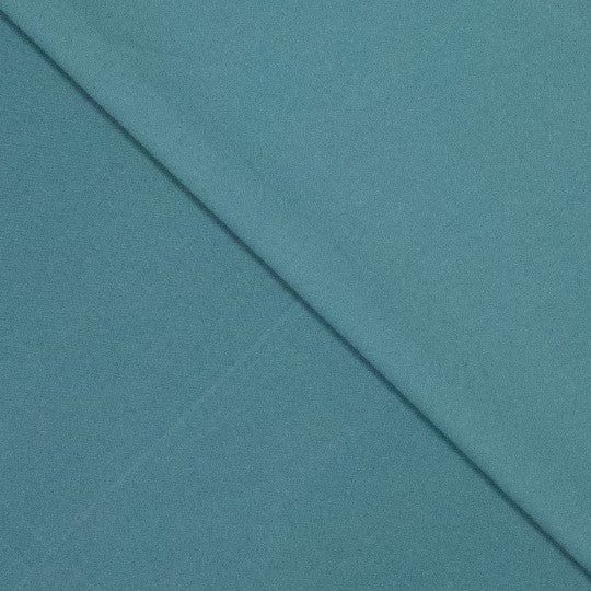 Viskose Twill Stoff in Sea Pine Blaugrün