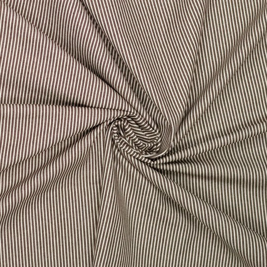 Denim Hickory Stripe Stoff in verschiedenen Farben von kikkomo.de