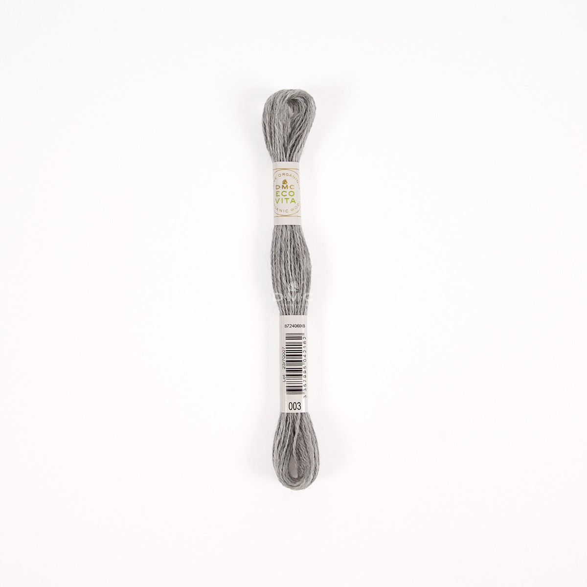 DMC Eco Vita Stick- und Stopfgarn grau schwarz – Bio Wolle 16m
