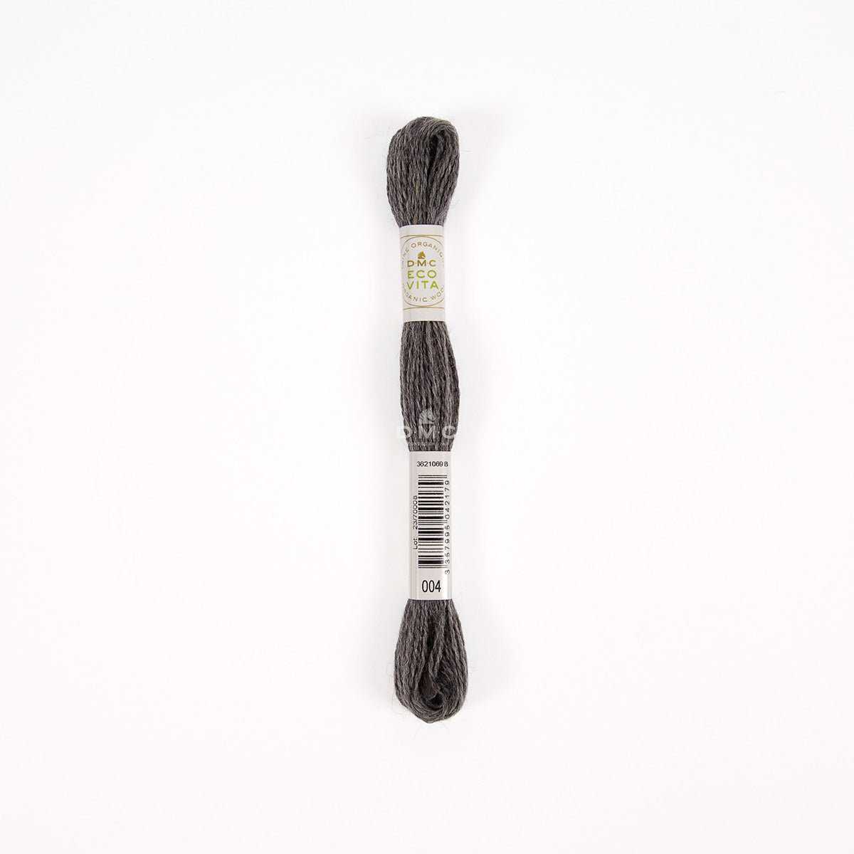 DMC Eco Vita Stick- und Stopfgarn grau schwarz – Bio Wolle 16m