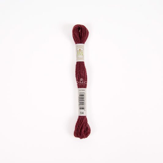 DMC Eco Vita Stick- und Stopfgarn rot / rosa / beere – Bio Wolle 16m