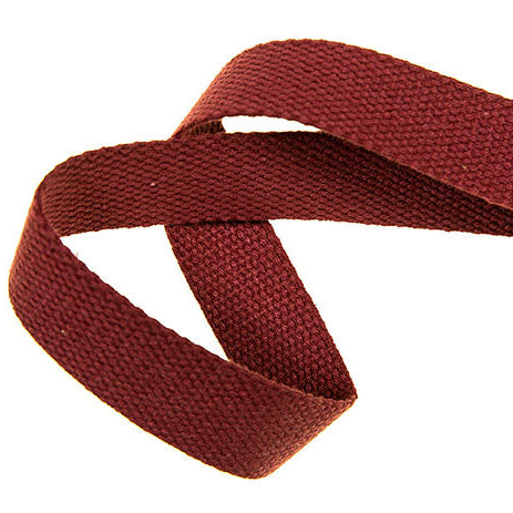 Baumwoll Gurtband 30 mm bordeaux