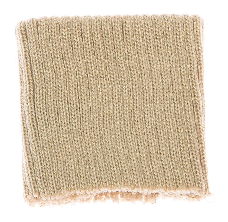 VENO Ersatzbündchen für Ärmel aus Acryl 6 cm hoch, beige