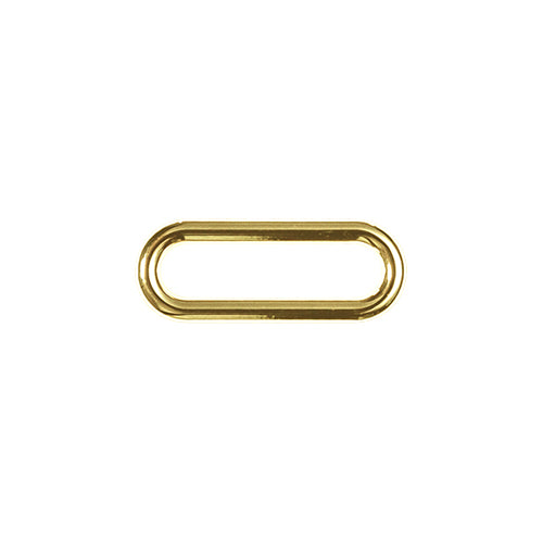 Oval-Ring für Taschen aus Metall 30 mm gold