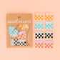 Checkerboard Falz-Etiketten von Sarah Hearts