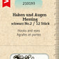 Haken und Augen