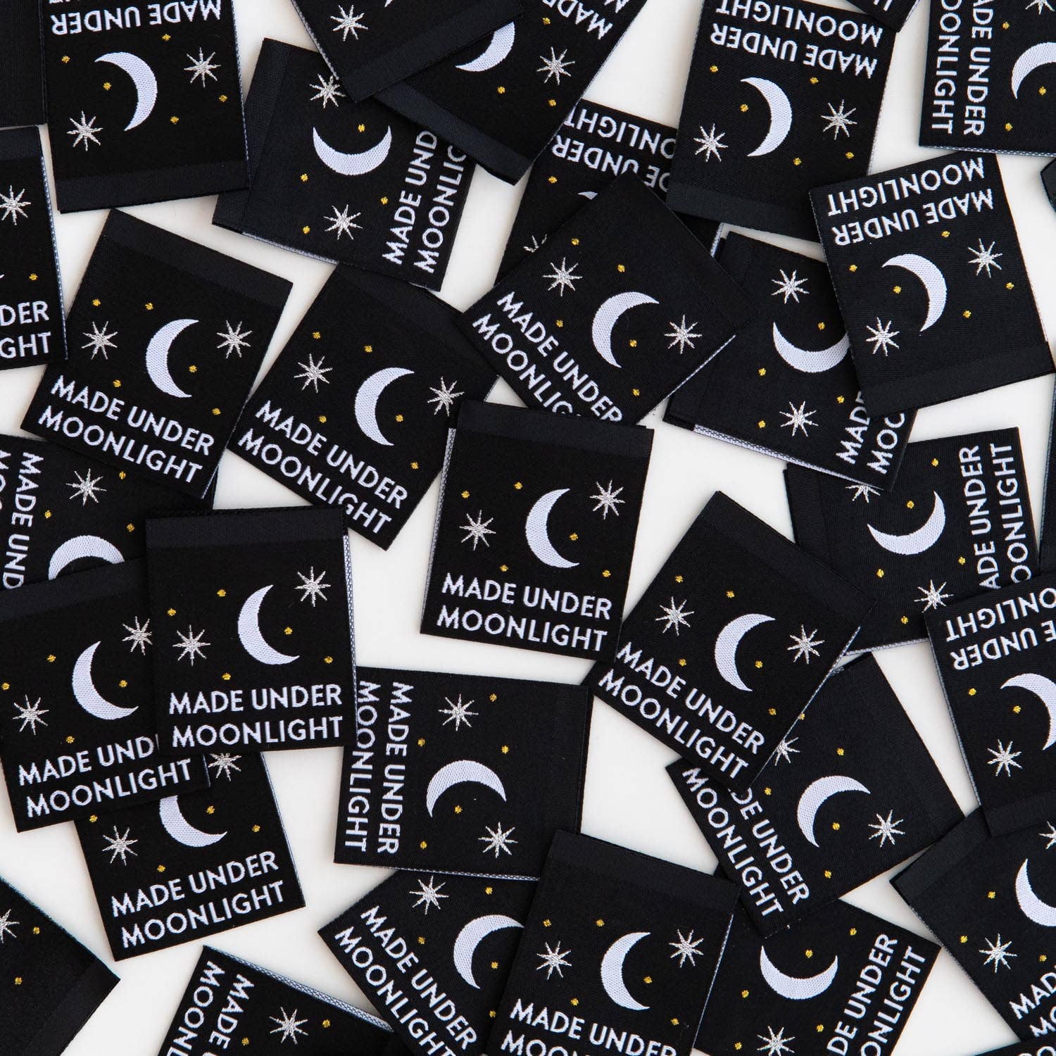 „Made Under Moonlight“ Etiketten von Sarah Hearts