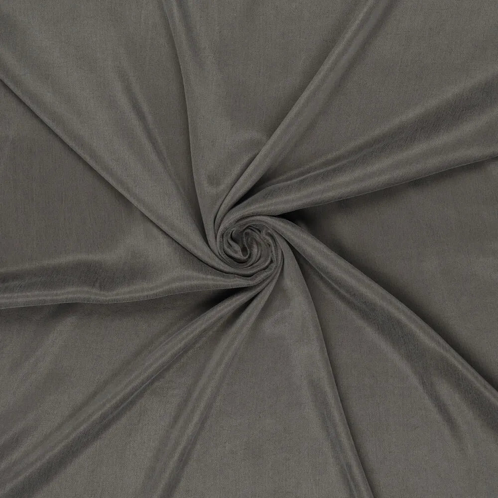 Heavy Cupro Satin Washed grau
