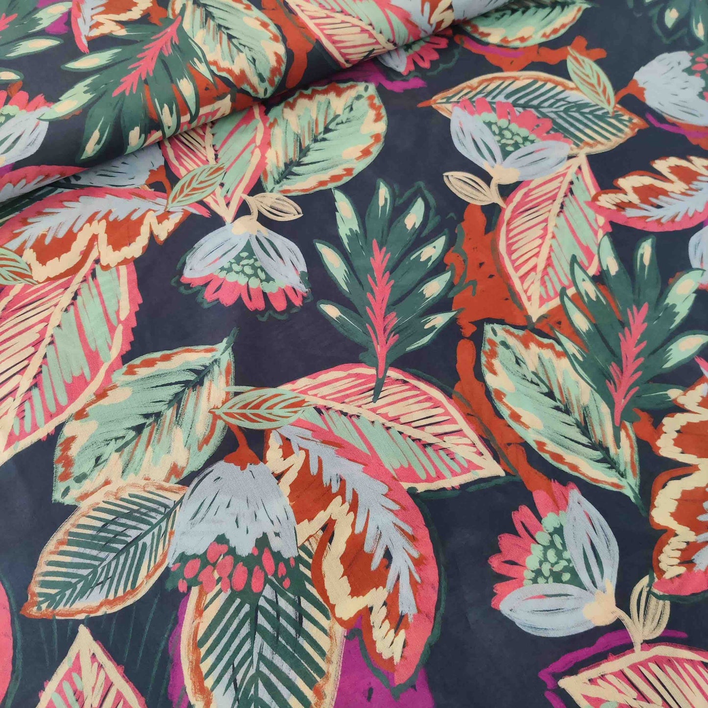 Colourful leaves cotton