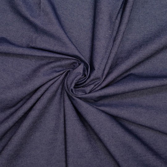 Baumwoll-Jeansstoff dunkelblau