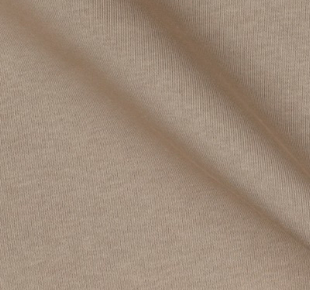 Schwerer Sweatshirt-Stoff mit flauschiger Rückseite in beige – ideal für Hoodies und Jogginghosen