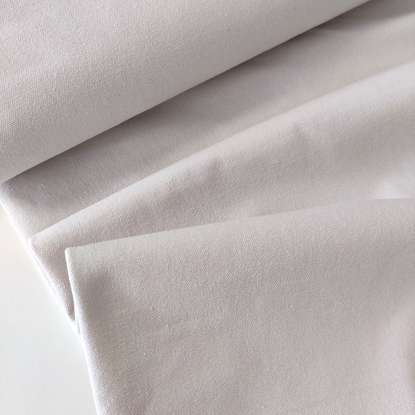 grob strukturierter Canvas Uni ecru