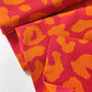 Canvasstoff mit Leoprint pink orange