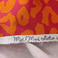 Canvasstoff mit Leoprint pink orange