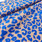 Canvasstoff mit Leoprint rosa blau