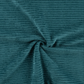 Cord Jersey petrol – elastischer Stoff mit Rippenstruktur, weich & bequem für Kleidung und Kinderbekleidung.