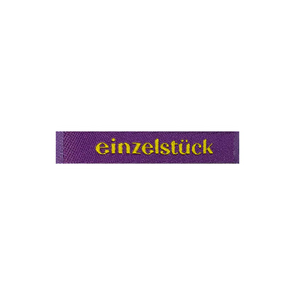 Etikett Einzelstück zum Einnähen
