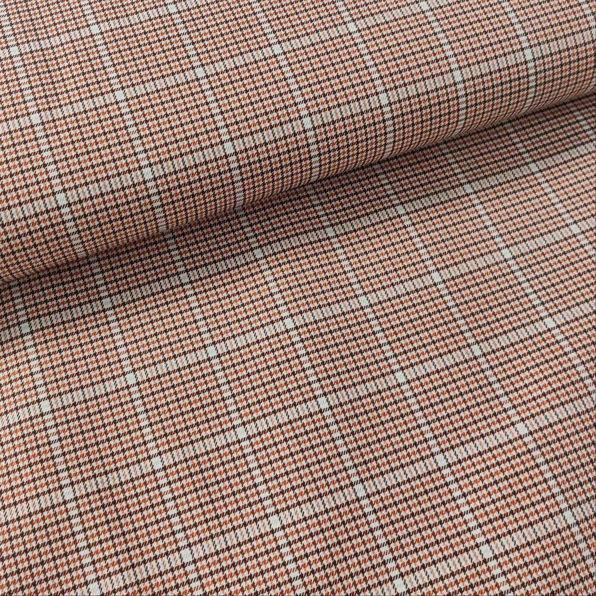 Garngefärbter Bengaline mit Karomuster aus der Fibre Mood – Viskose-Polyester-Stretch mit edlem Fall