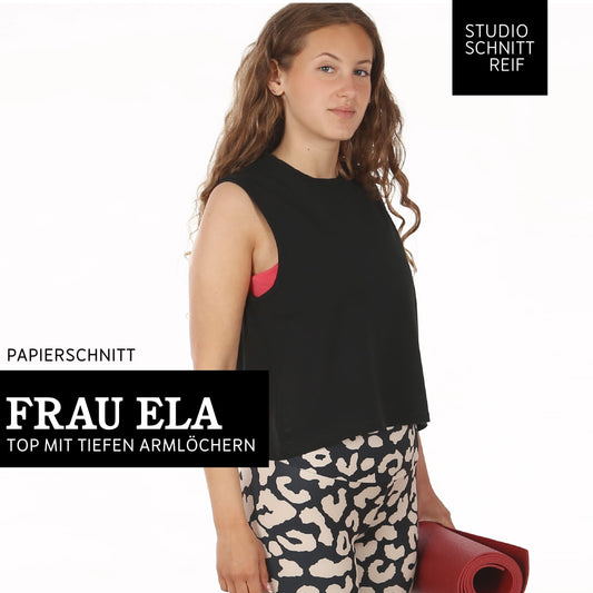 FRAU ELA sportliches Top | Papierschnitt