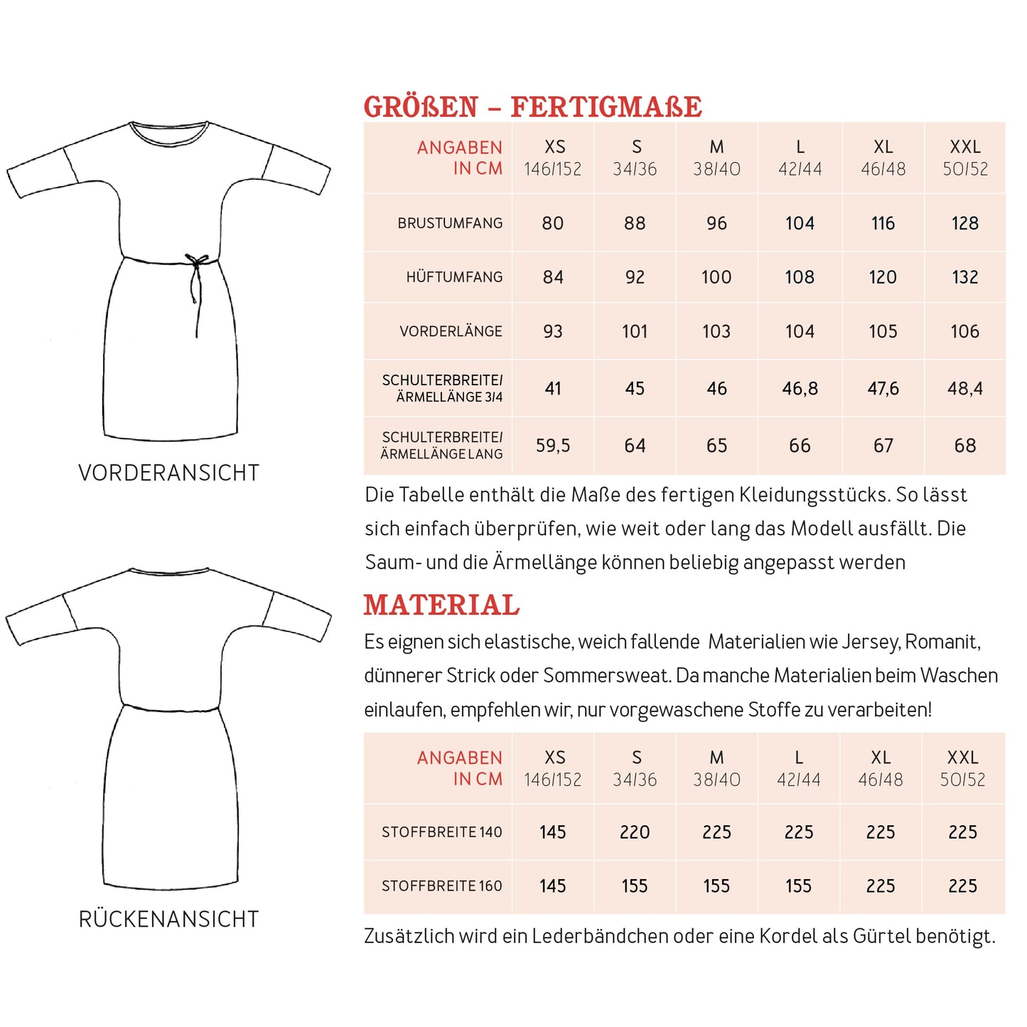 FRAU ELLY Kleid | Papierschnitt