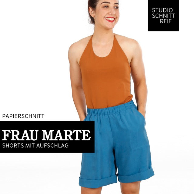 Papierschnittmuster für eine kurze Hose für Damen online kaufen.