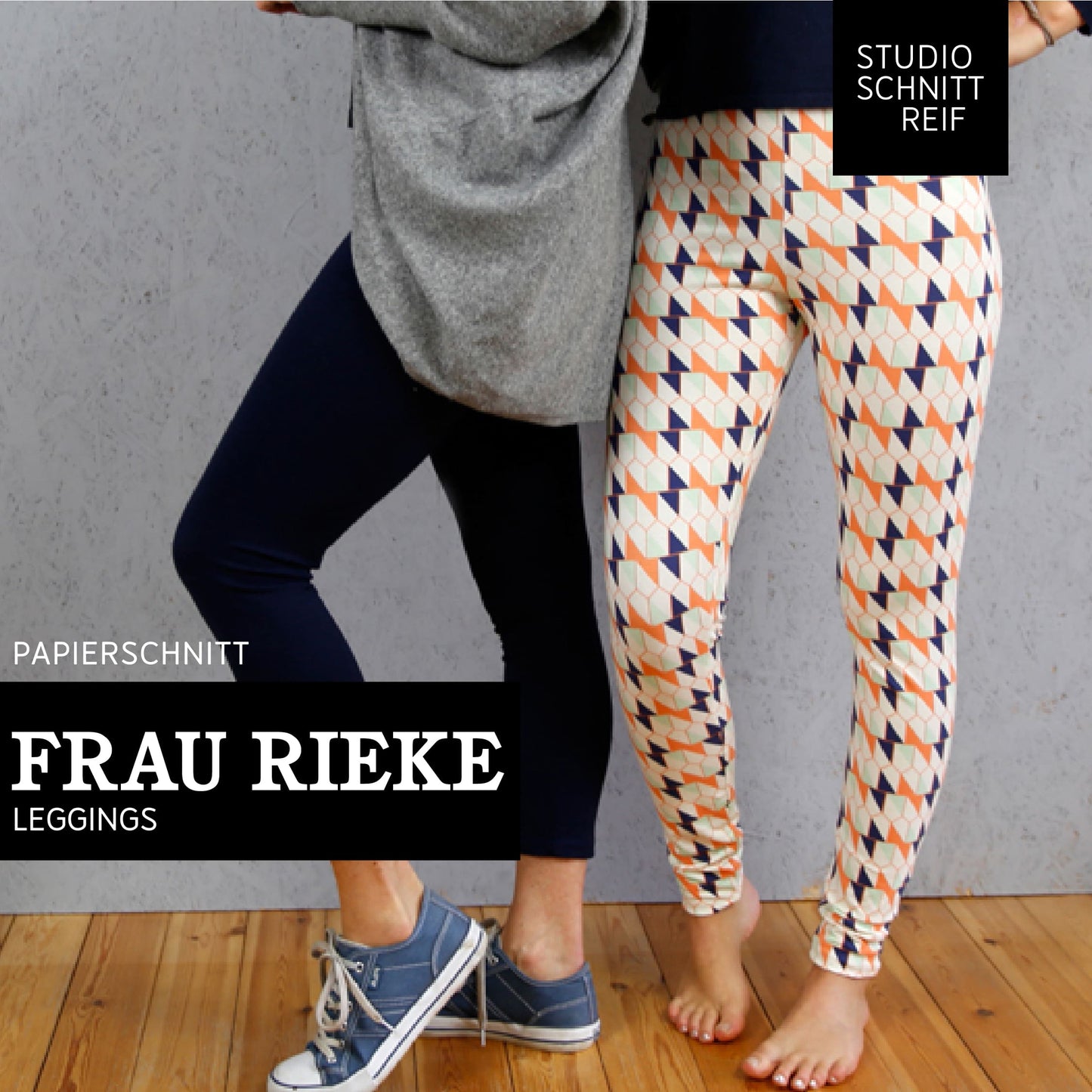 FRAU RIEKE Leggings | Papierschnitt