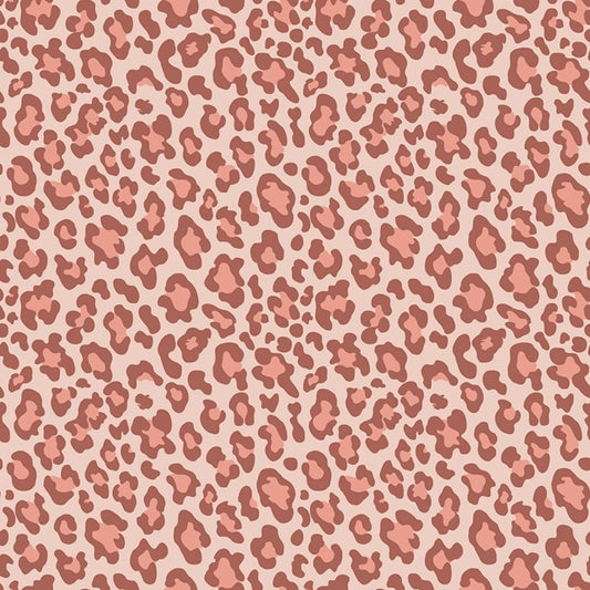 French Terry Crêpe Leo Print