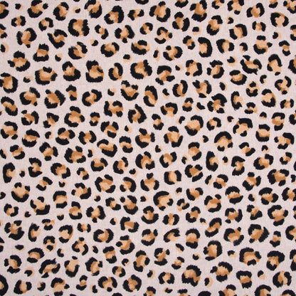 Leopardenmuster Half Panama Baumwollstoff
