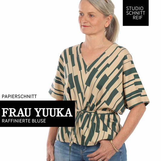 Schnittmuster Bluse Frau Yuuka