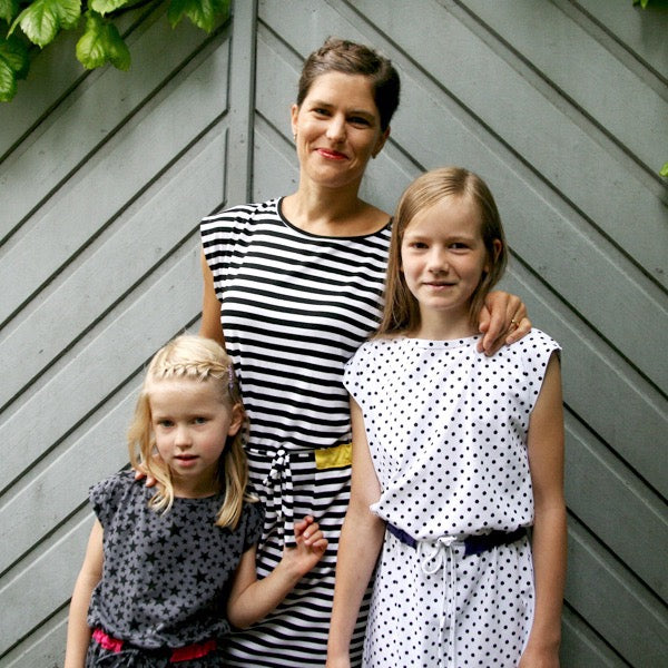 Papierschnittmuster für das Kinderkleid Julie von Studio Schnittreif.