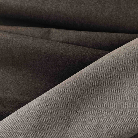 Baumwolljeans in schwarz mit Lycra, 150 cm breit – elastischer, ungewaschener Jeansstoff aus Baumwolle