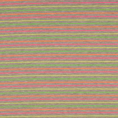 Jerseystoff grau mit Neonstreifen – garngefärbt, 2 mm Streifen, 7 mm Abstand