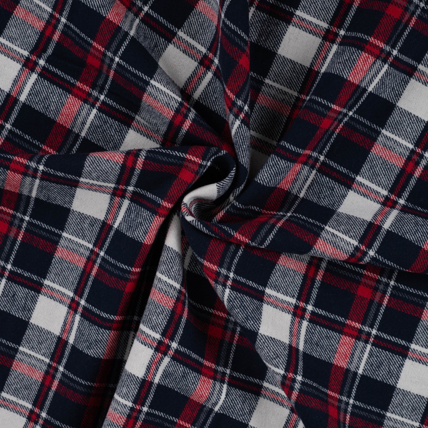Kariertes Flanellgewebe, garngefärbt, weich und wärmend. Ideal für Hemden, Pyjamas, Kleider, Schals und Heimtextilien.