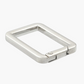 Karabiner Quadrat silber