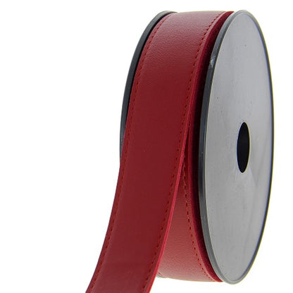 Kunstleder-Riemen 30 mm rot