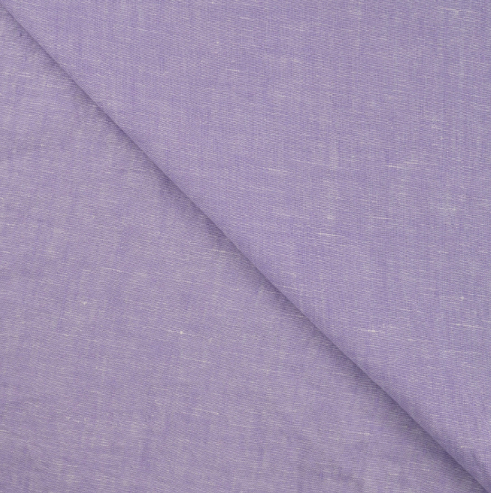 Leinenstoff melange violett